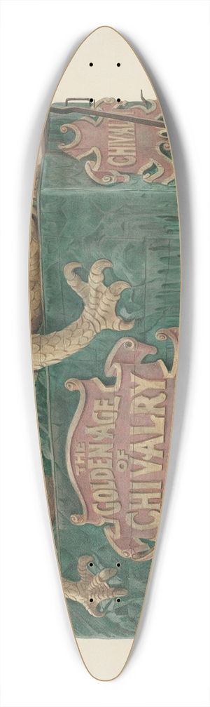 Howard Weld - Age of Chivalry Circus Wagon 39.3 inch art pintail longboard deck
