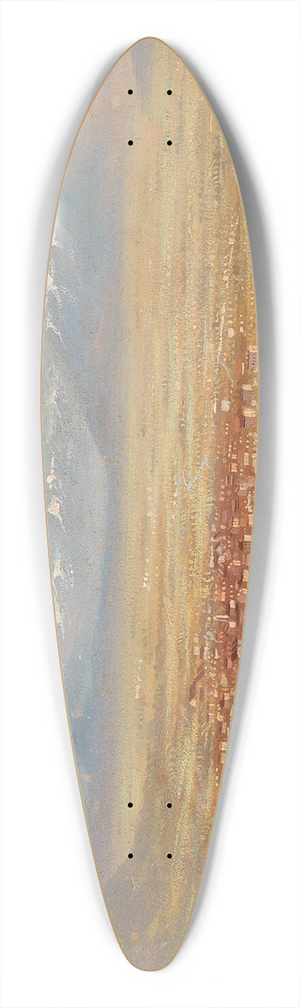 Hubert Sattler - Blick auf Bregenz 39.3 inch art pintail longboard deck Hubert Sattler - Blick auf Bregenz 39.3 inch art pintail longboard deck