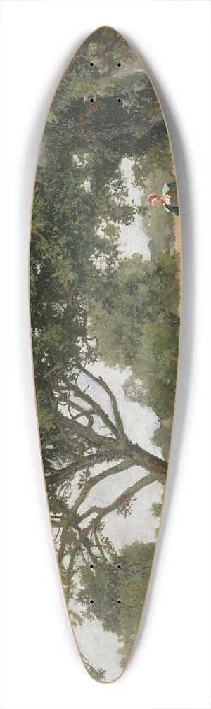 Hugh Bolton Jones - Brittany Landscape 39.3 inch art pintail longboard deck