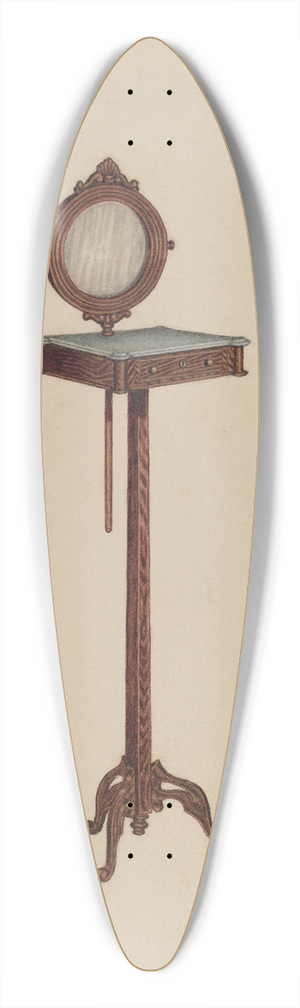 Hugh Clarke - Shaving Stand 39.3 inch art pintail longboard deck