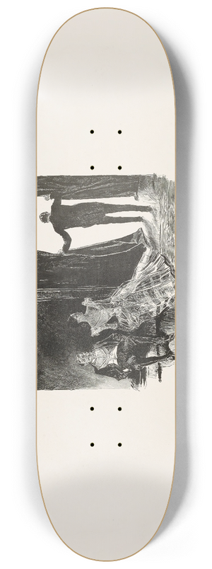 Charles Dana Gibson - That evening her engagement was announced 8.25 inch art skate deck