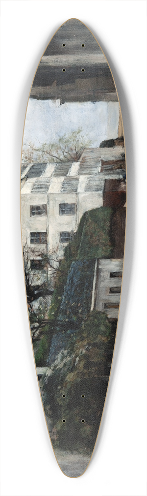 Hugo Birger - Rue Gabrielle, Paris 39.3 inch art pintail longboard deck