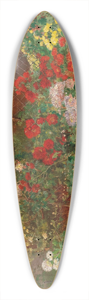 Hugo Charlemont - Garden In Brioni 39.3 inch art pintail longboard deck
