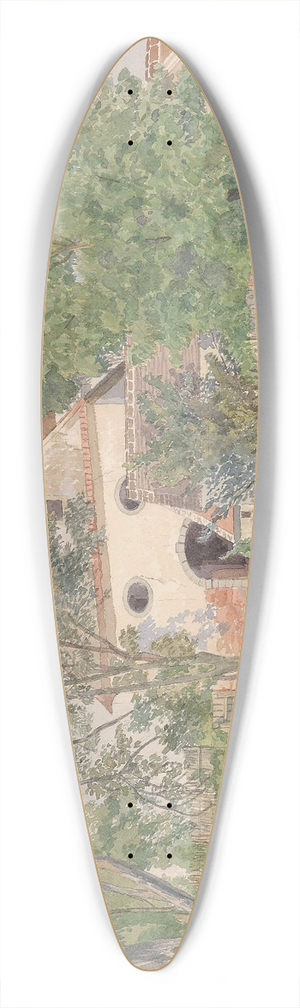 Hugo Darnaut - Plankenberg 39.3 inch art pintail longboard deck