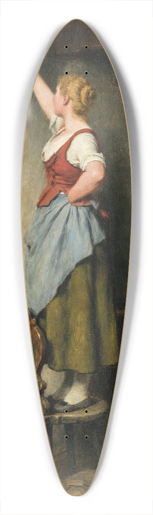 Hugo Kauffmann - Mdel an der Uhr 39.3 inch art pintail longboard deck