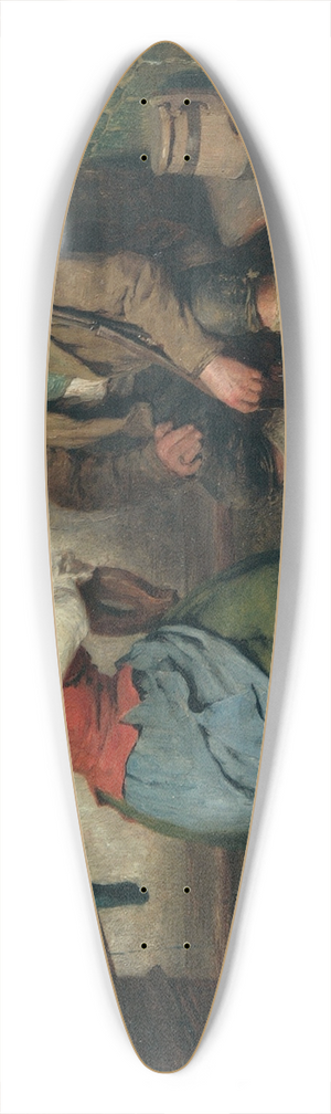 Hugo Kauffmann - Plauderstunde 39.3 inch art pintail longboard deck