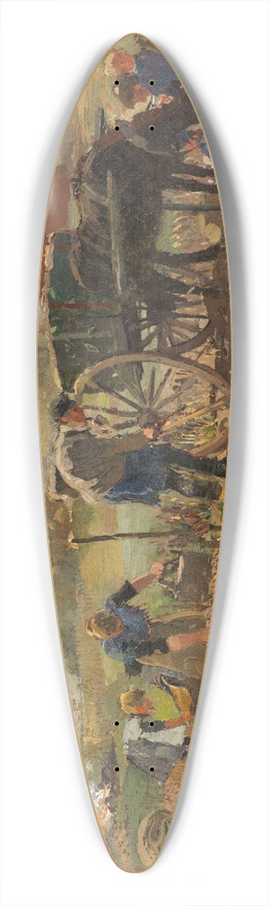 Hugo Mhlig - Bei der Ernte (Niederrhein) 39.3 inch art pintail longboard deck