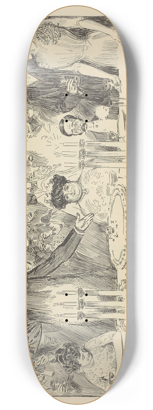 Charles Dana Gibson - The brides health 8.25 inch art skate deck