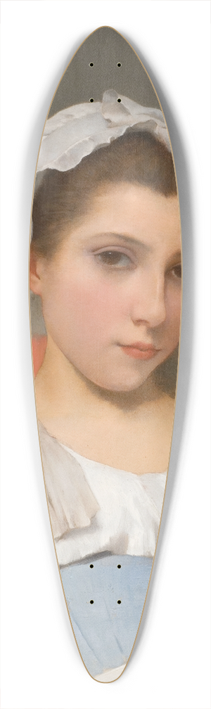Hugo Salmson - Portrait of a Young Girl 39.3 inch art pintail longboard deck