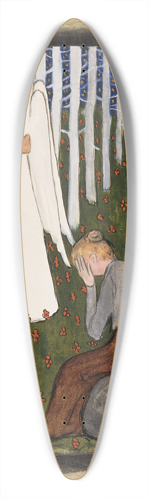 Hugo Simberg - Dream 39.3 inch art pintail longboard deck