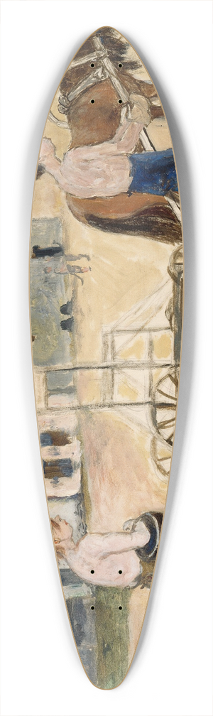 Hugo Simberg - Piru Muuttaa 39.3 inch art pintail longboard deck