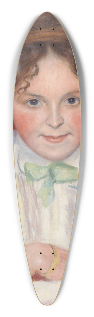 Hugo Simberg - Portrait Of Inge Simberg 39.3 inch art pintail longboard deck
