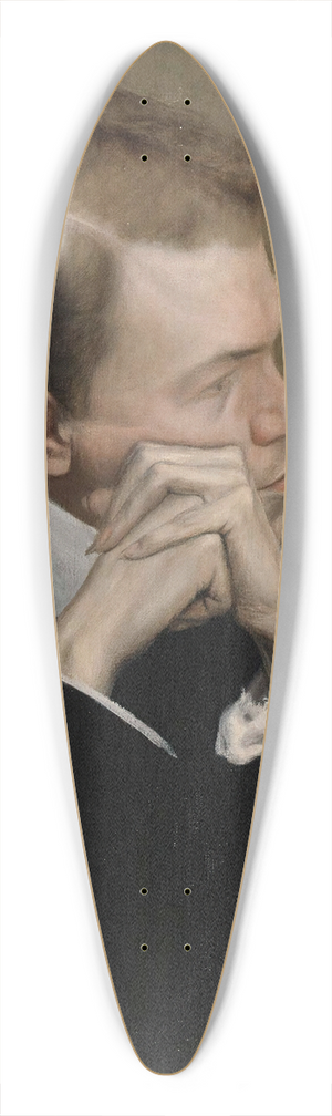 Hugo Simberg - The Artist Fahle Basilier 39.3 inch art pintail longboard deck