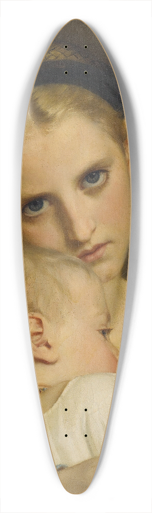 Hugues Merle - Affection 39.3 inch art pintail longboard deck
