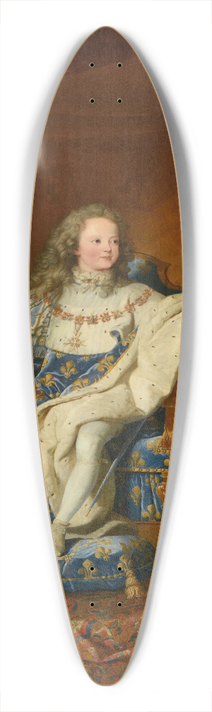 Hyacinthe Rigaud - Louis XV, roi de France et de Navarre 39.3 inch art pintail longboard deck