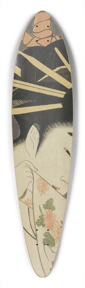 Ichirakutei Eisui - The Courtesan Senzan of the Chojiya, from the series Beauties of the Five Festivals (Bijin gosekku) 39.3 inch art pintail longboard deck