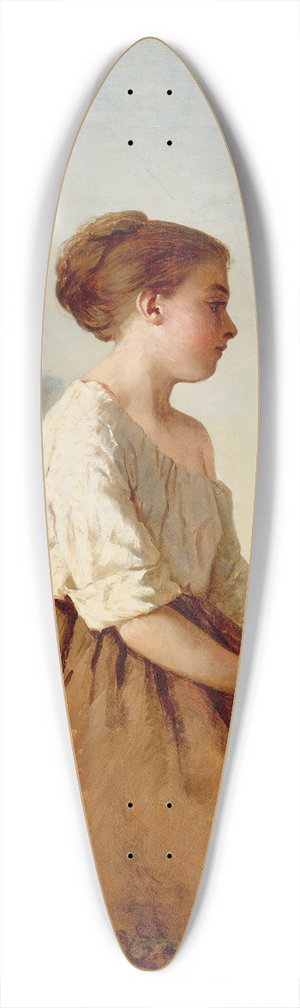 Ida Silfverberg - The Shepherdess 39.3 inch art pintail longboard deck