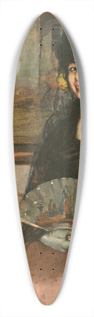 Ignacio Zuloaga - Gitana (con Guantes) con Perro 39.3 inch art pintail longboard deck