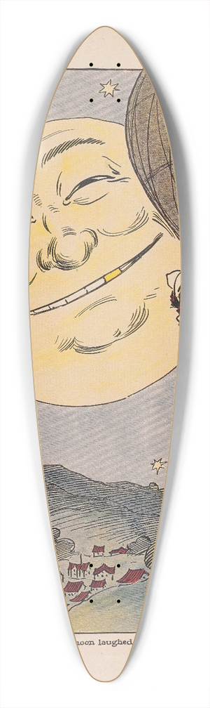 Ike Morgan - The Woggle-Bug book Pl.13 39.3 inch art pintail longboard deck