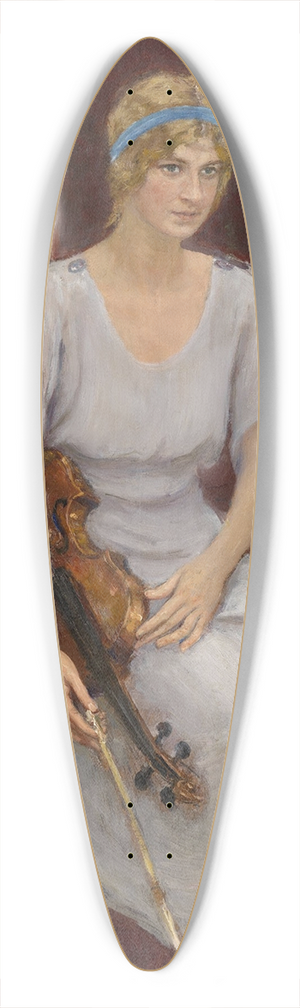 Ilya Efimovich Repin - Portrait of the Violinist Cecilia Hansen 39.3 inch art pintail longboard deck