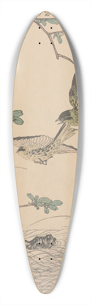 Imao Keinen - Keinen kach gafu Pl.068 39.3 inch art pintail longboard deck