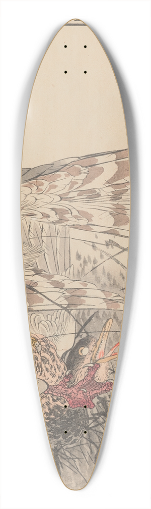 Imao Keinen - Keinen kach gafu Pl.136 39.3 inch art pintail longboard deck