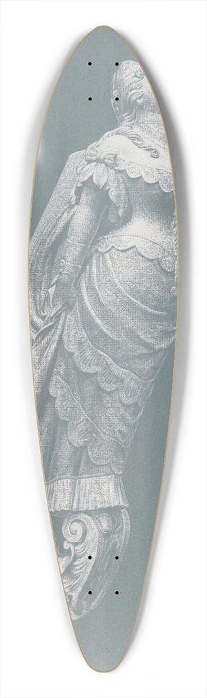 Ingrid Selmer-Larsen - Figurehead 39.3 inch art pintail longboard deck Ingrid Selmer-Larsen - Figurehead 39.3 inch art pintail longboard deck