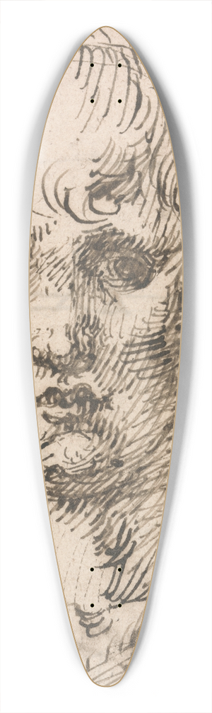 Inigo Jones - Head of a Boy 39.3 inch art pintail longboard deck