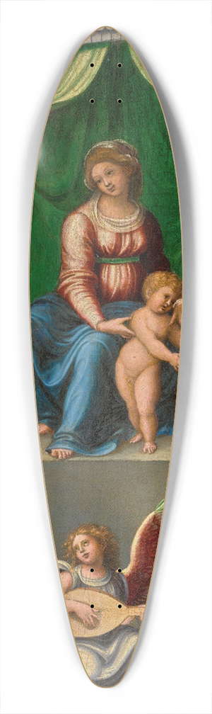 Innocenzo da Imola - The Madonnaand Child Enthroned, With Saintpaul, Saint Francis Of Assisi,saint Joseph Andmary Magdalen 39.3 inch art pintail longboard deck Innocenzo da Imola - The Madonnaand Child Enthroned, With Saintpaul, Saint Francis Of Assisi,saint Joseph Andmary Magdalen 39.3 inch art pintail longboard deck