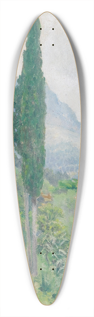 Iosif Evstafevich Krachkovsky - Crimean Landscape 39.3 inch art pintail longboard deck