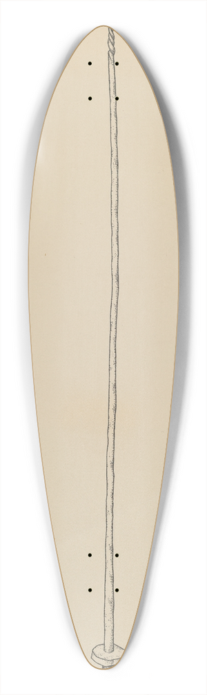 Irene Lawson - Rush and Candle Stand 39.3 inch art pintail longboard deck
