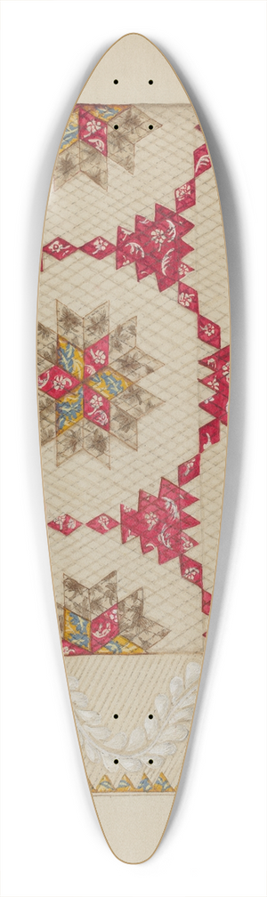 Irene Schaefer - Patchwork Quilt 39.3 inch art pintail longboard deck