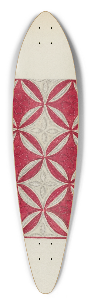 Irene Schaefer - Patchwork Quilt 39.3 inch art pintail longboard deck