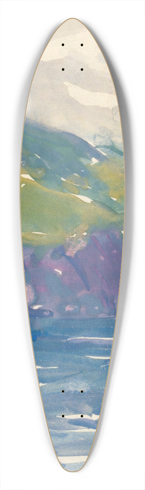 Irene Weir - TheAzores 39.3 inch art pintail longboard deck