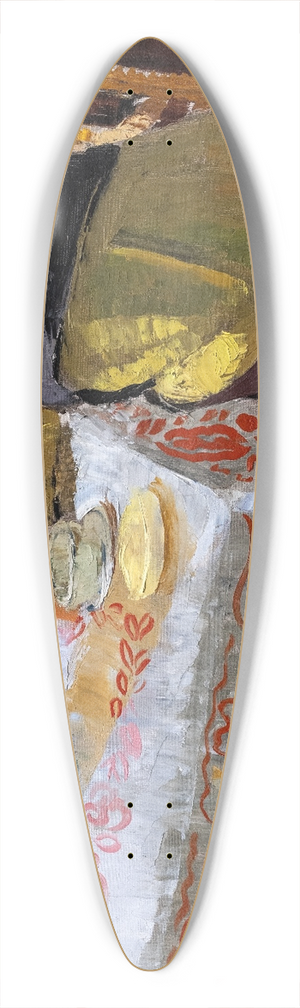Isaac Grnewald - Breakfast 39.3 inch art pintail longboard deck