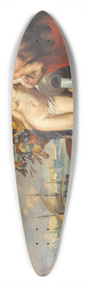 Isaac Isaacsz - Allegory of the Sound 39.3 inch art pintail longboard deck Isaac Isaacsz - Allegory of the Sound 39.3 inch art pintail longboard deck