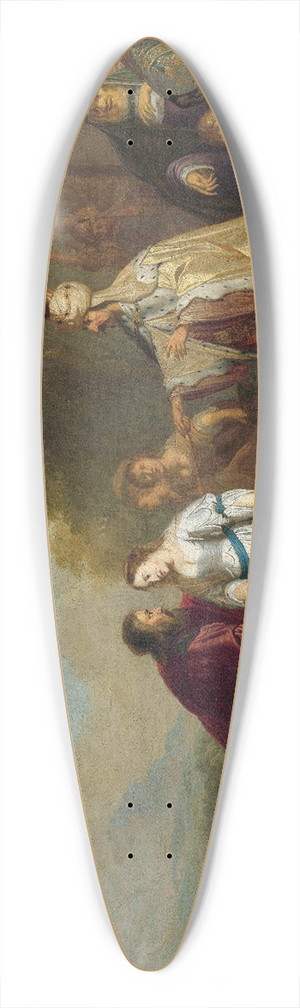 Isaac Isaacsz - Pharaoh gives Sarah back to Abraham 39.3 inch art pintail longboard deck