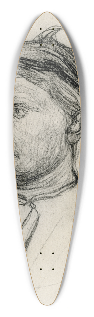Isaac Israls - Hoofd van een man, portret 39.3 inch art pintail longboard deck