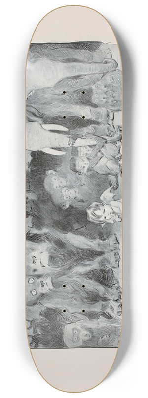 Charles Dana Gibson - The power of love 8.25 inch art skate deck