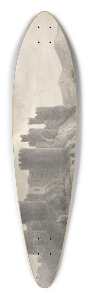 Isaac Weld - Conway (Castle, North Wales), Nov. 1809 39.3 inch art pintail longboard deck