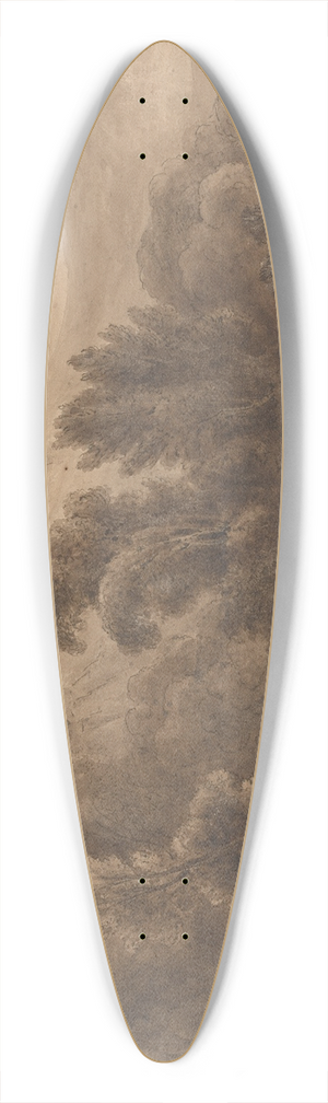 Isaac Weld - Dunloh Castle, Killarney, Ireland 39.3 inch art pintail longboard deck