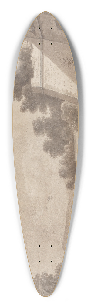 Isaac Weld - Sorrento Gate 39.3 inch art pintail longboard deck Isaac Weld - Sorrento Gate 39.3 inch art pintail longboard deck