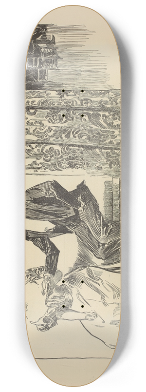 Charles Dana Gibson - The wonders of palmistry 8.25 inch art skate deck