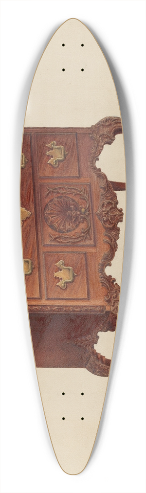 Isadore Goldberg - Lowboy 39.3 inch art pintail longboard deck