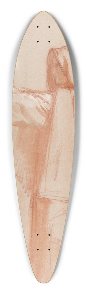 Isidore Pils - Monk 39.3 inch art pintail longboard deck