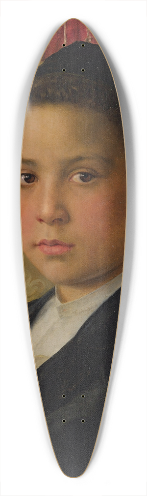 Isidor Kaufmann - Portrait of a boy 39.3 inch art pintail longboard deck