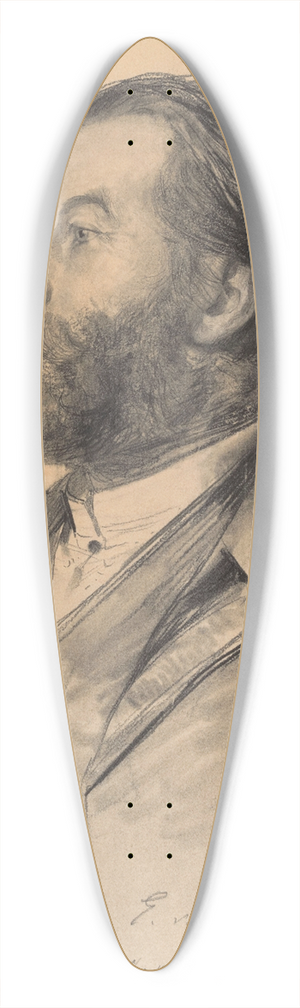 Ismal Gentz - Dr Ernest von Bergman, Surgeon from Berlin 39.3 inch art pintail longboard deck