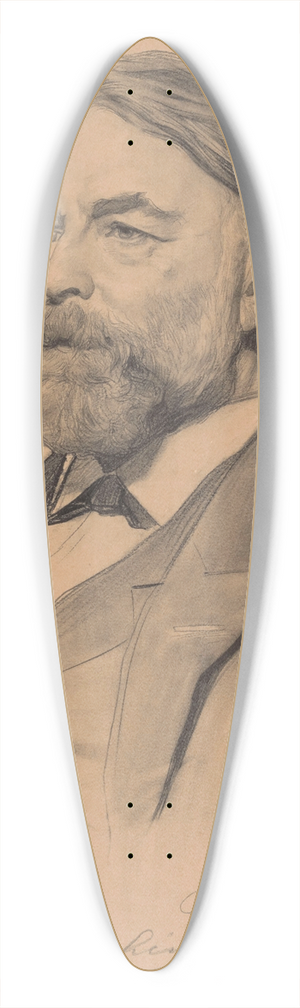 Ismal Gentz - Dr. Joseph Joachim, Director of the Berlin Conservatory 39.3 inch art pintail longboard deck