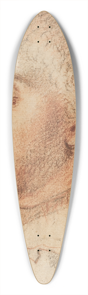 Italian 17th Century - Head of a Man 39.3 inch art pintail longboard deck