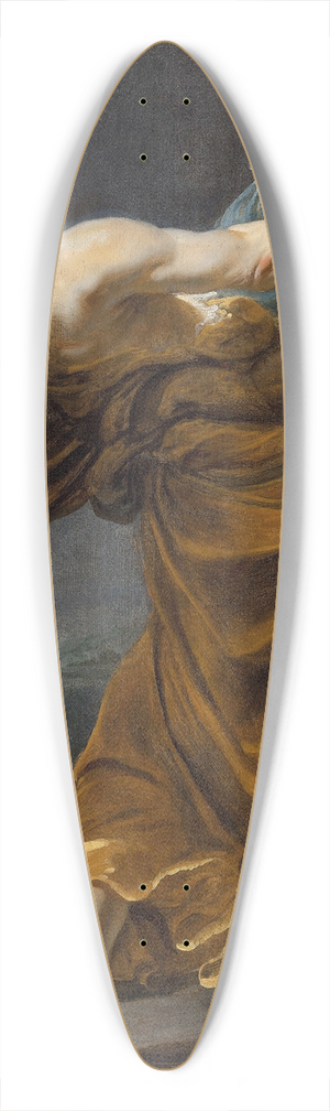 Italian School - Jacob wrestling with the angel 39.3 inch art pintail longboard deck